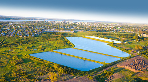 Sewage treatment facilities in Brazil: in the states of Rio Grande do Sul