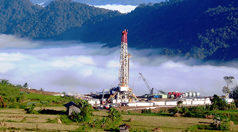 Geothermal Power Plant in Indonesia